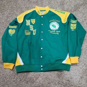 Norfolk State Spartans University Letterman,  racing jacket.